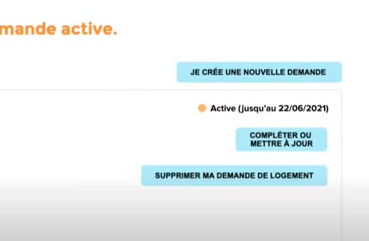 la demande passera à l'état Validé demande logement social